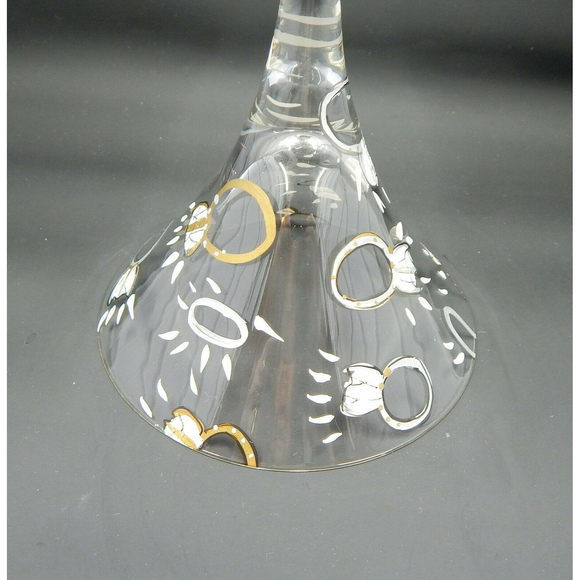 Lolita Wedding Tini Love My Martini Glass 7oz Hand-Painted - Picture 10 of 10